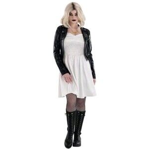 Bride of Chucky Tiffany Costume Adult Size Medium Halloween New